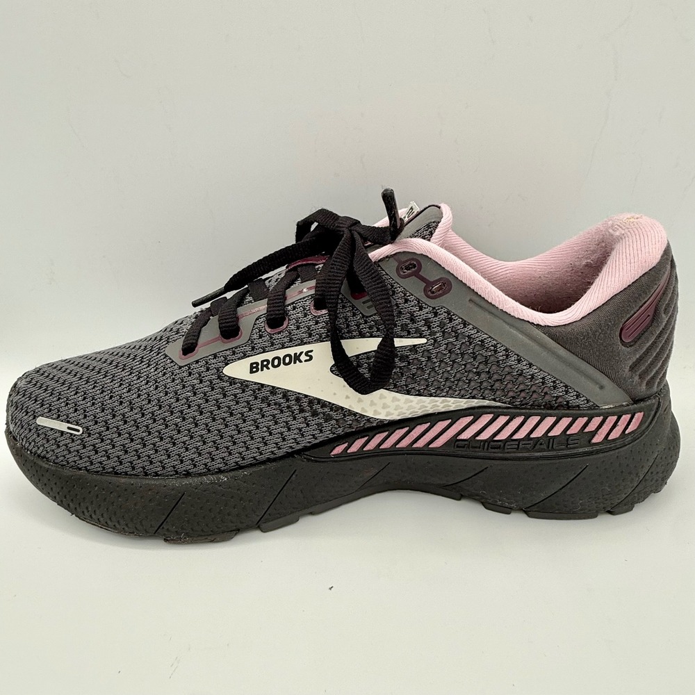 Brooks Adrenaline GTS 22 Womens Running Shoes Grey Pink 1203531B015 Size 9 B - Picture 8 of 14